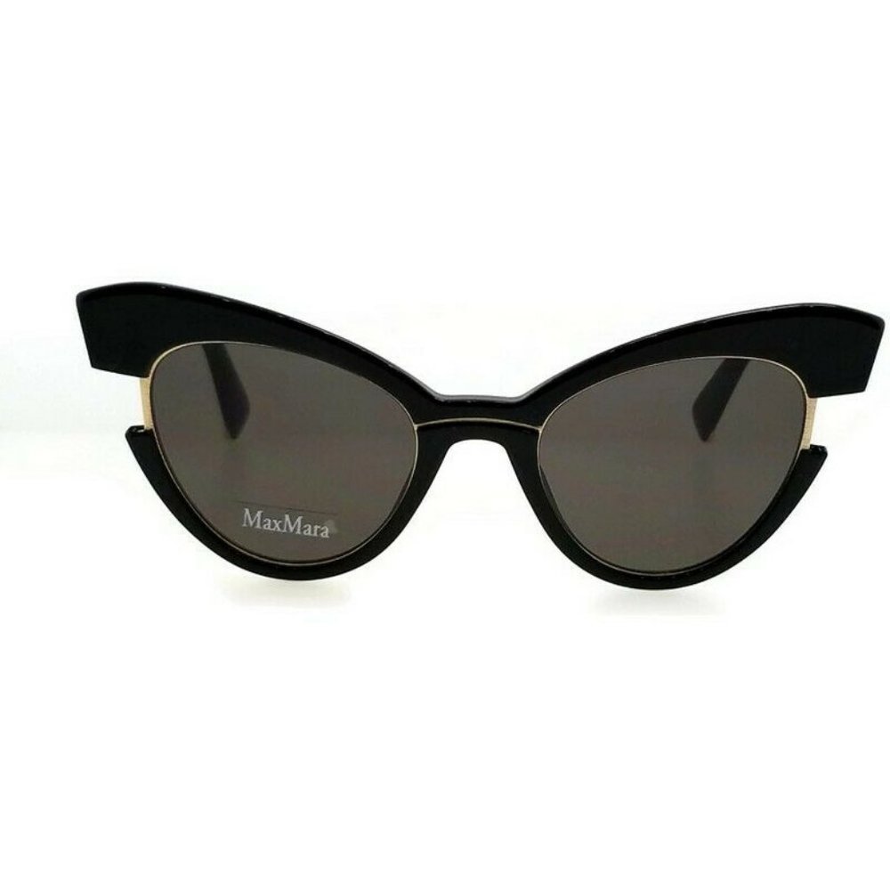 MAX MARA Grey Sunglasses Size 49mm 140mm 21mm_3